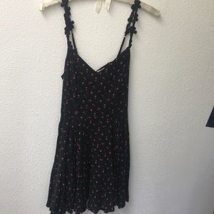 black floral summer dress